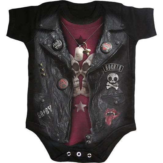 Biker Baby Romper