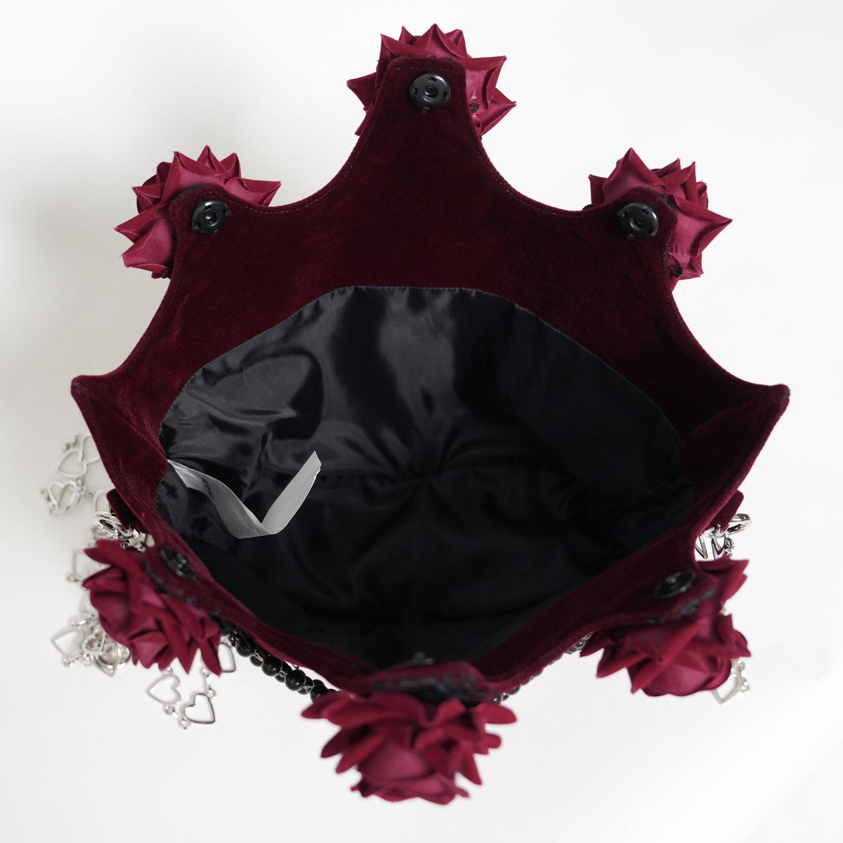 Blood Rose Royal Velvet Schoudertas