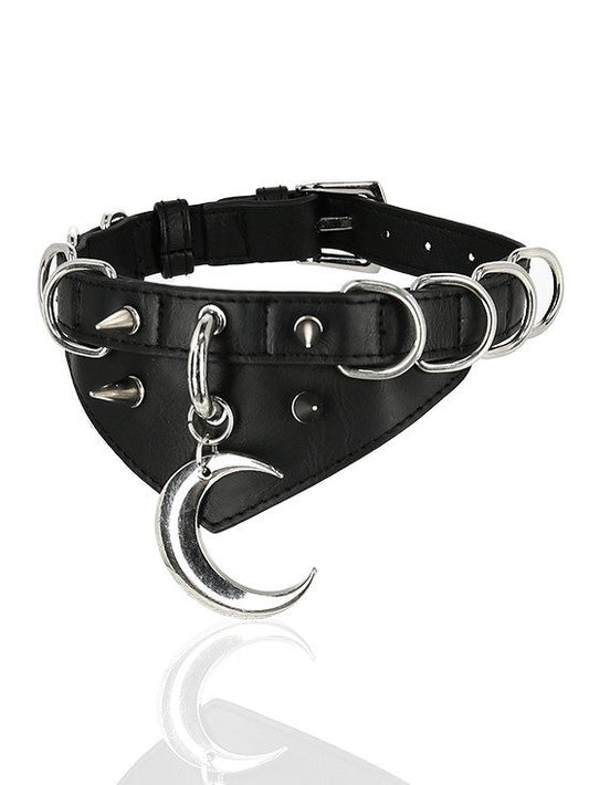 Moon and D-Ring Choker
