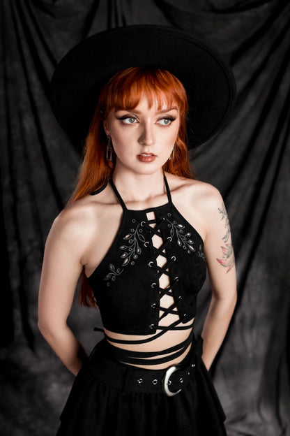 Acantha Halterneck Crop top