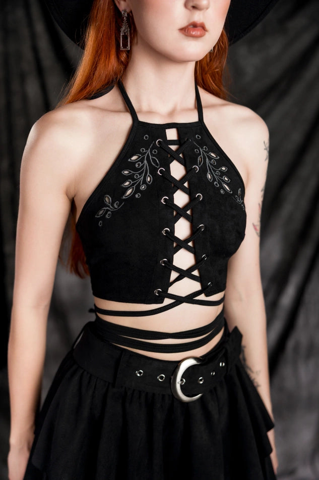 Acantha Halterneck Crop top