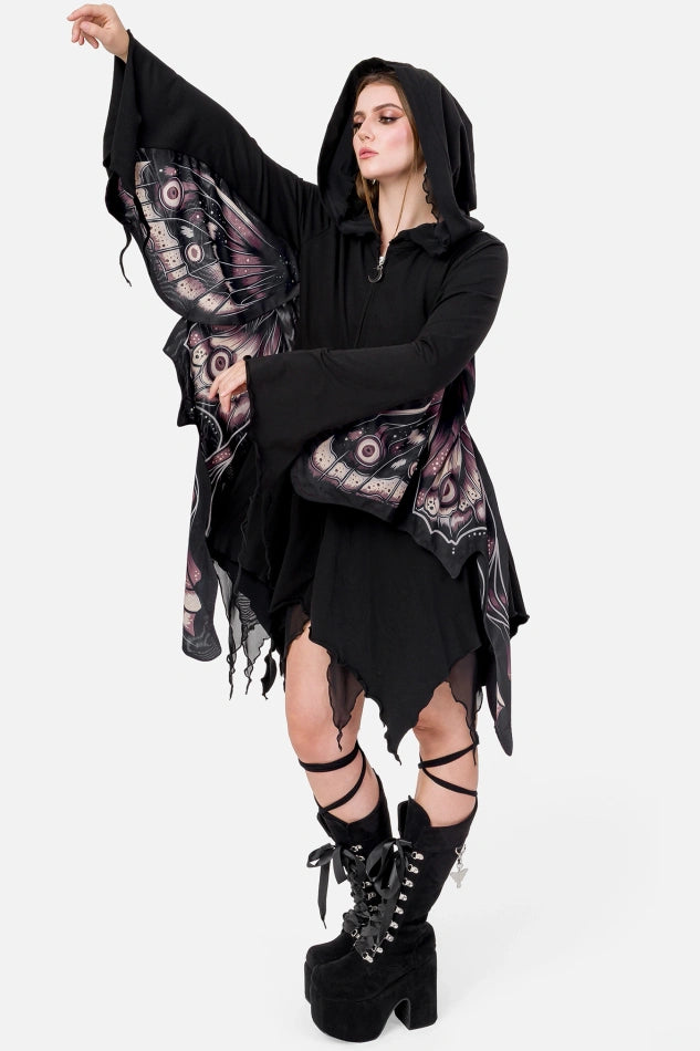 Ashira Moth Hoodie