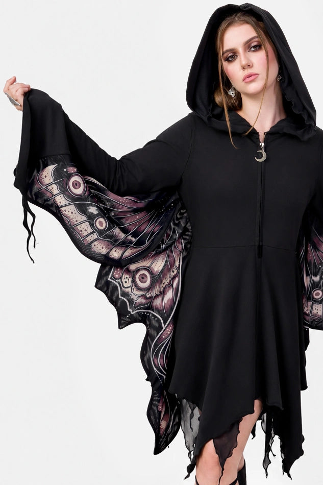 Ashira Moth Hoodie