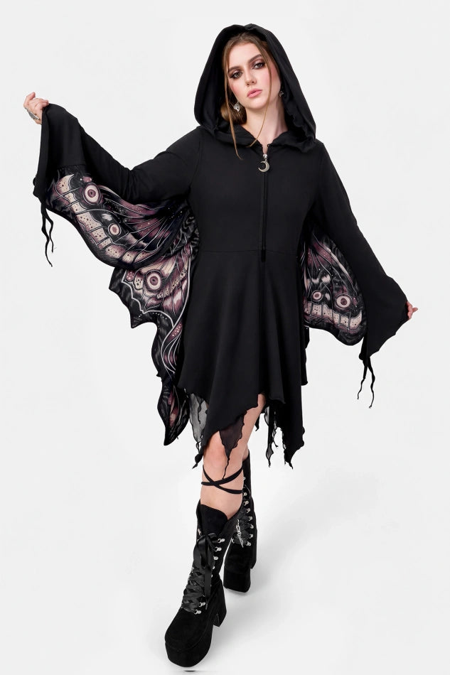 Ashira Moth Hoodie