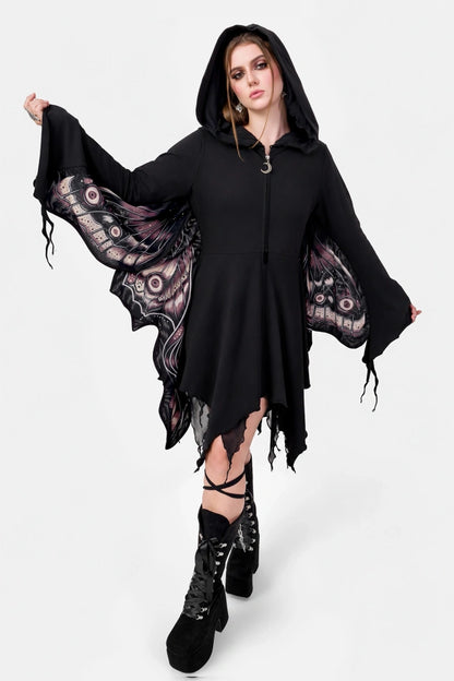 Ashira Moth Hoodie