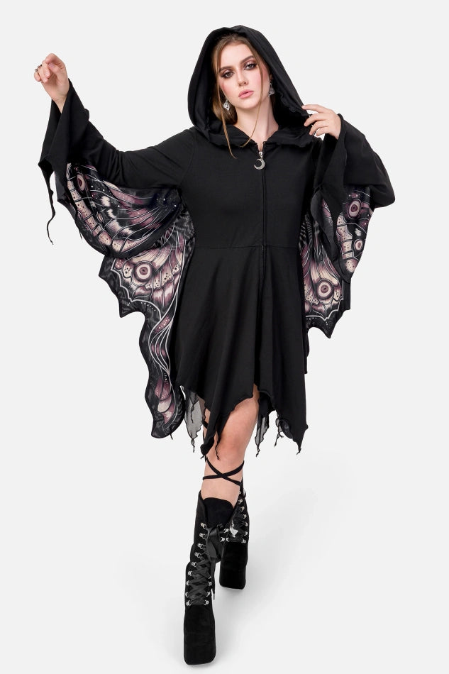 Ashira Moth Hoodie