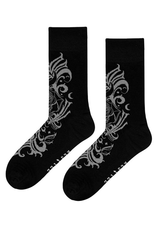 Bat Baroque Jacquard Sokken