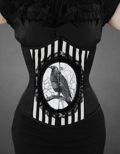 Fantasy Raven Underbust Corset