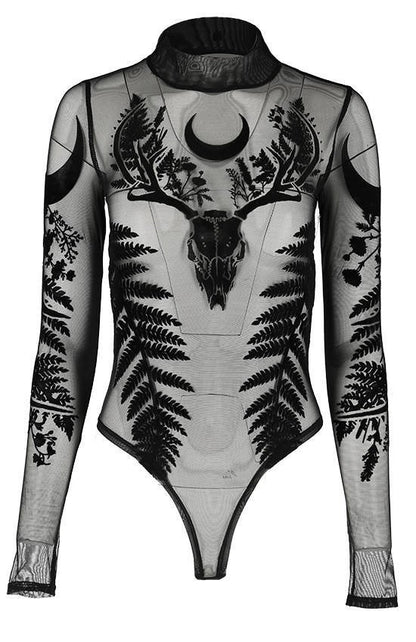 Fern Mesh Bodysuit