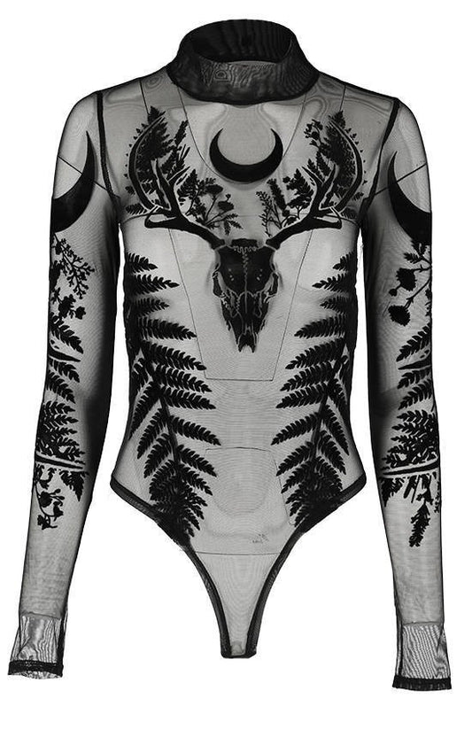 Fern Mesh Bodysuit