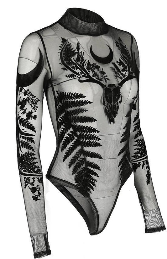Fern Mesh Bodysuit