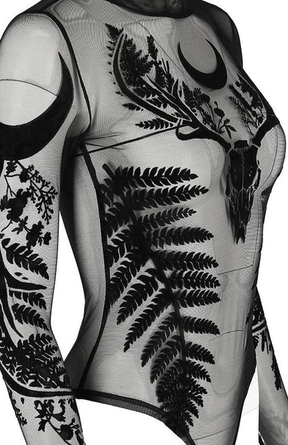 Fern Mesh Bodysuit