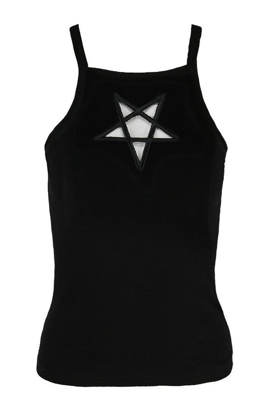 Pentagram Mesh Top