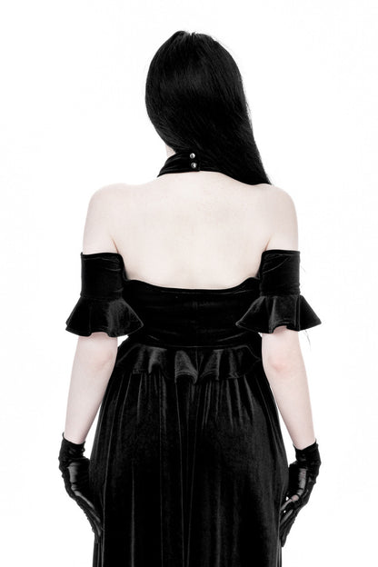 Velvet Crypt Midi Rok