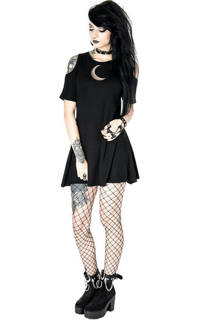 Mesh Moonn Crescent Jurk