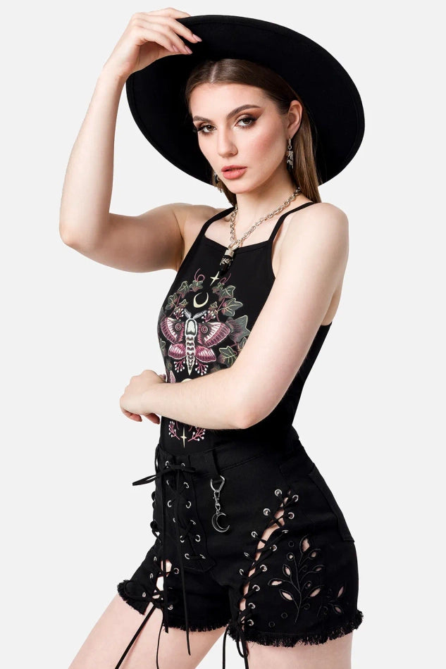 Dahlia Lace Up Shorts