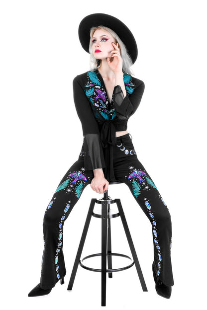 Enchanted Forest Bell bottom broek