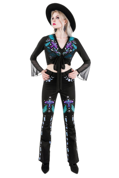 Enchanted Forest Bell bottom broek