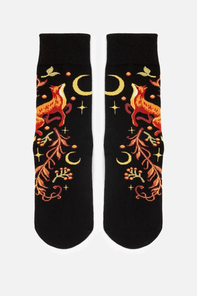 Foxes Jacquard Sokken