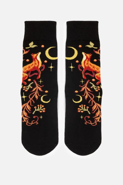 Foxes Jacquard Sokken