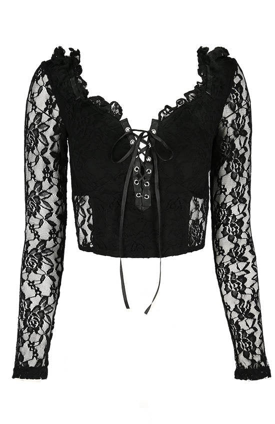 Cropped Lace Top
