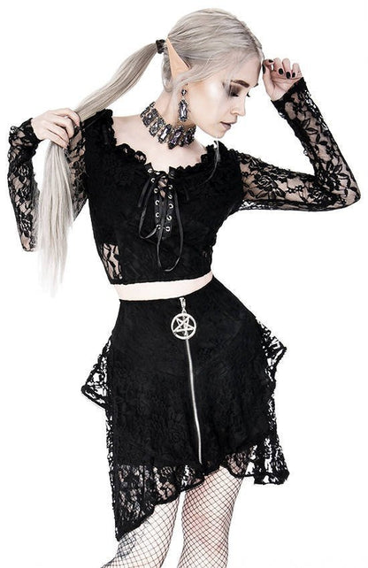 Cropped Lace Top