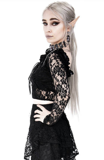 Cropped Lace Top