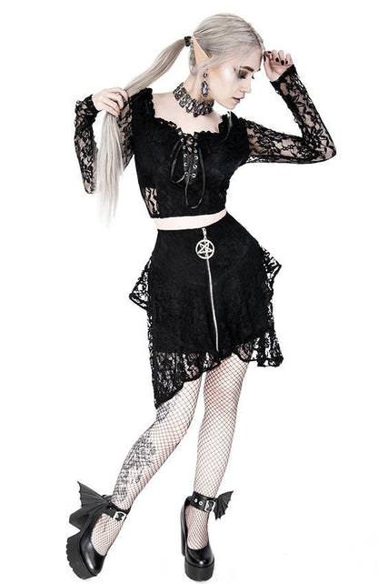 Cropped Lace Top