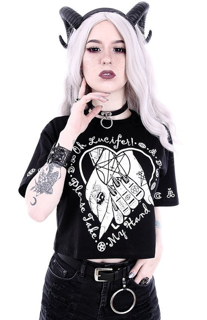 Oh Lucifer Crop Top
