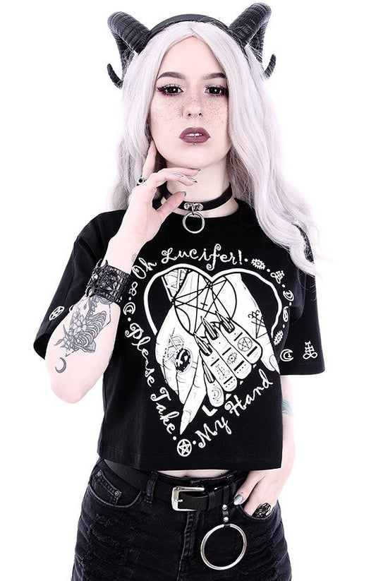 Oh Lucifer Crop Top