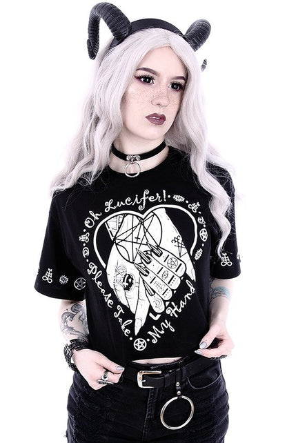 Oh Lucifer Crop Top