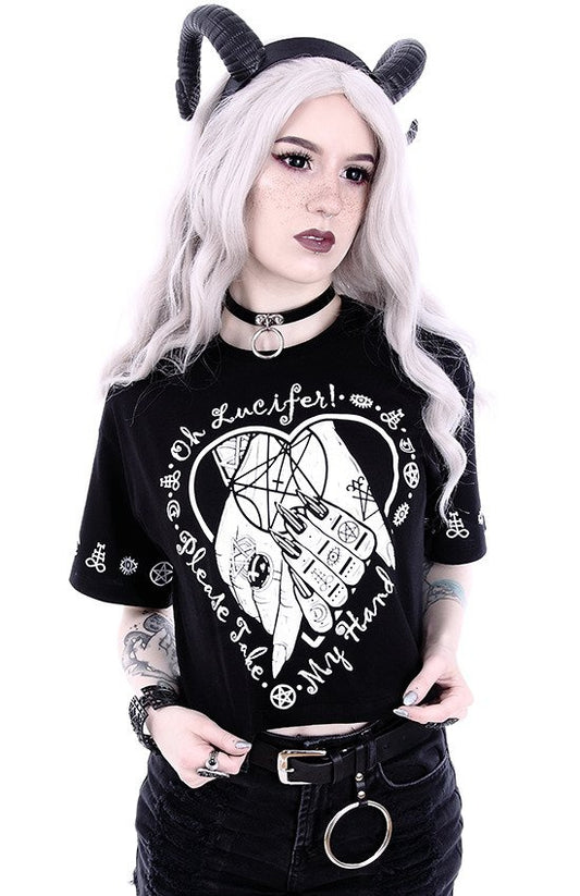 Oh Lucifer Crop Top