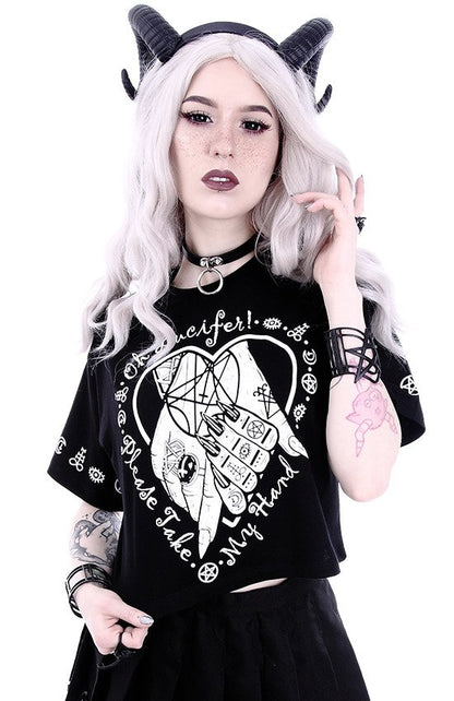 Oh Lucifer Crop Top