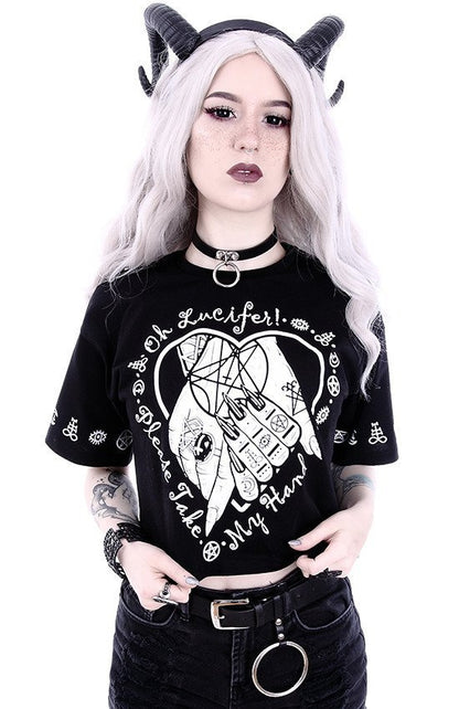 Oh Lucifer Crop Top