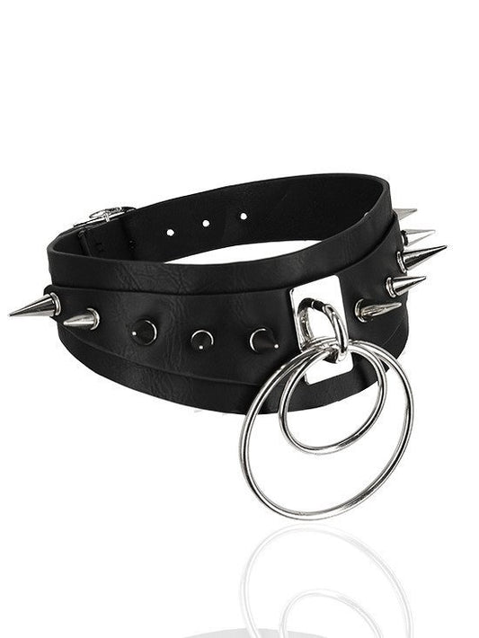 Double Spiked Choker
