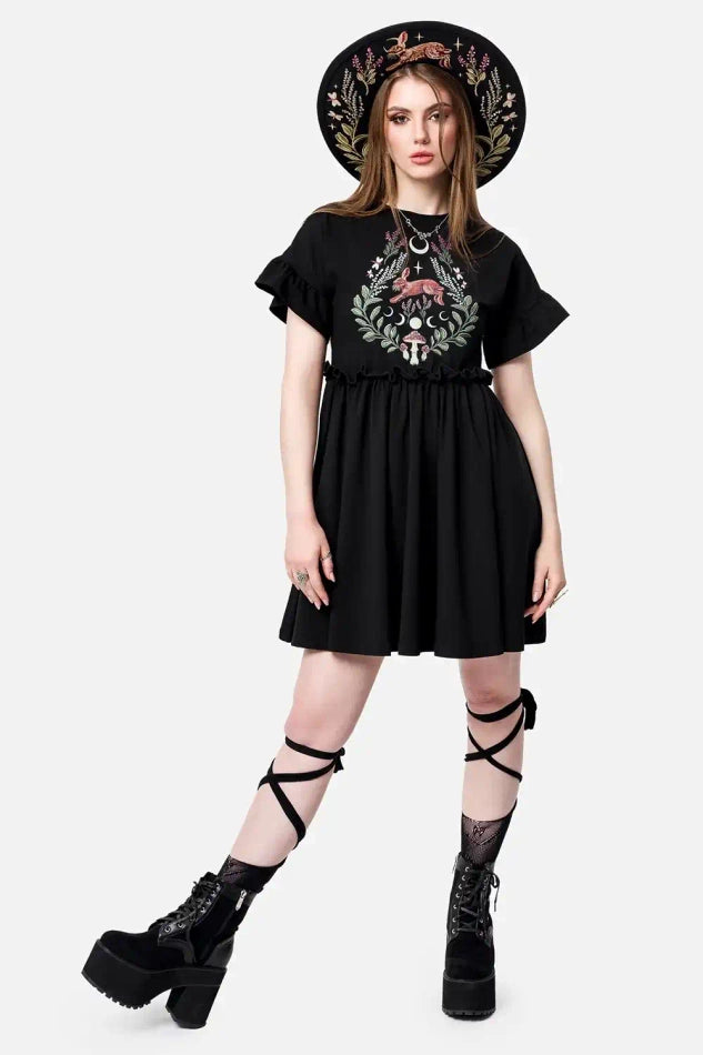 Hare Moon Mini Jurk