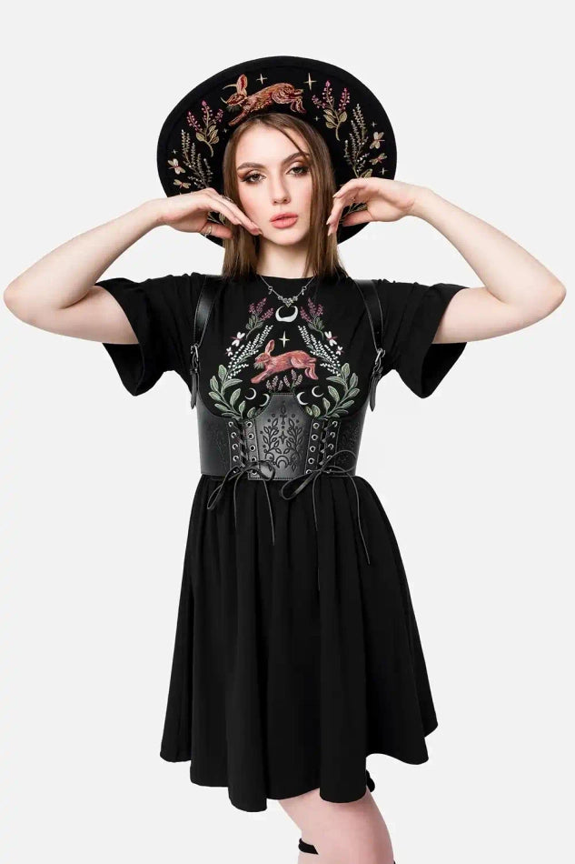 Hare Moon Mini Jurk