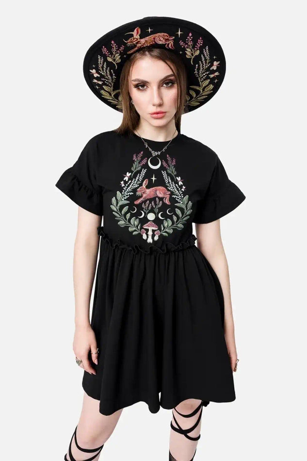 Hare Moon Mini Jurk