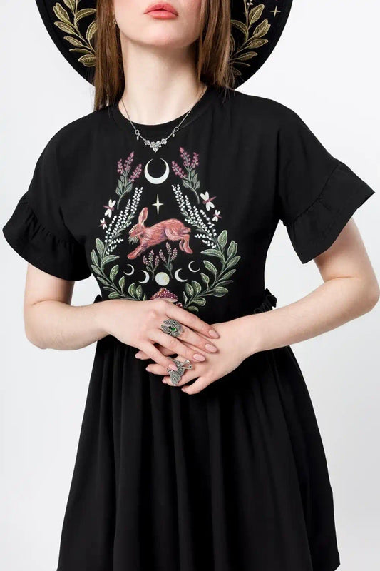 Hare Moon Mini Jurk