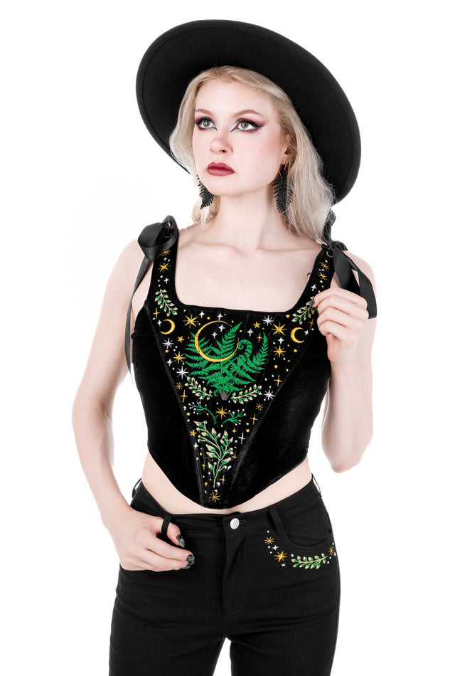 Herbal Corset Top