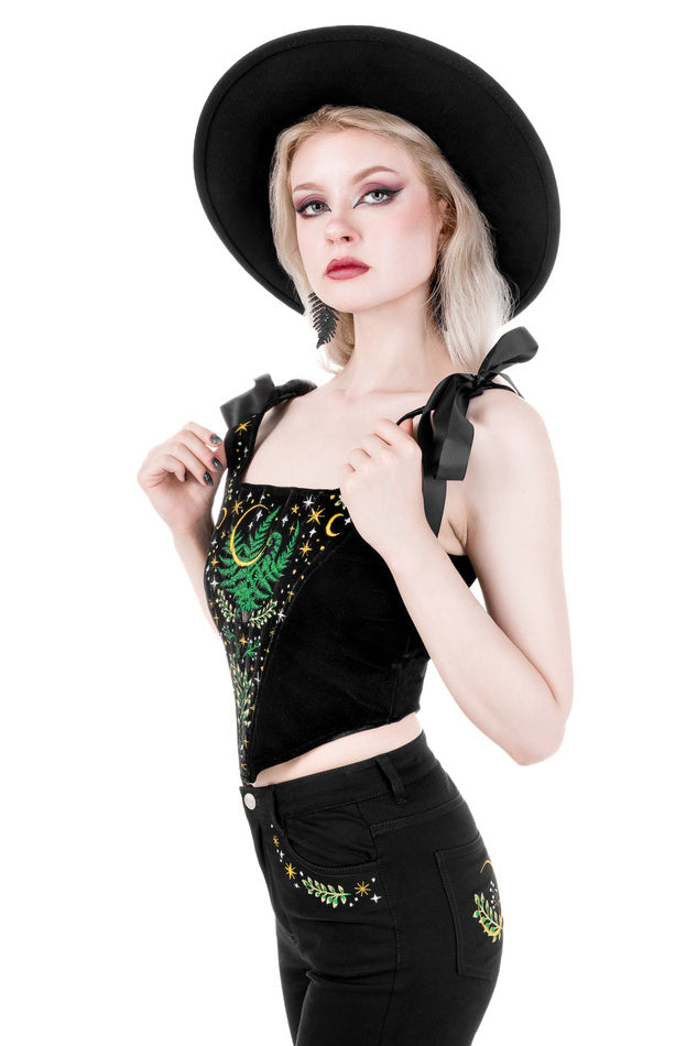 Herbal Corset Top