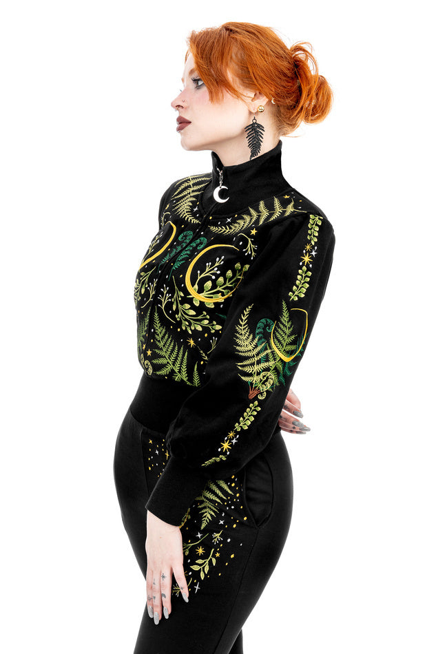 Herbal Cropped Sweatshirt