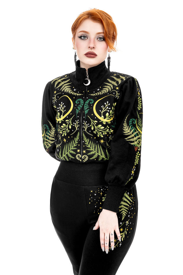 Herbal Cropped Sweatshirt