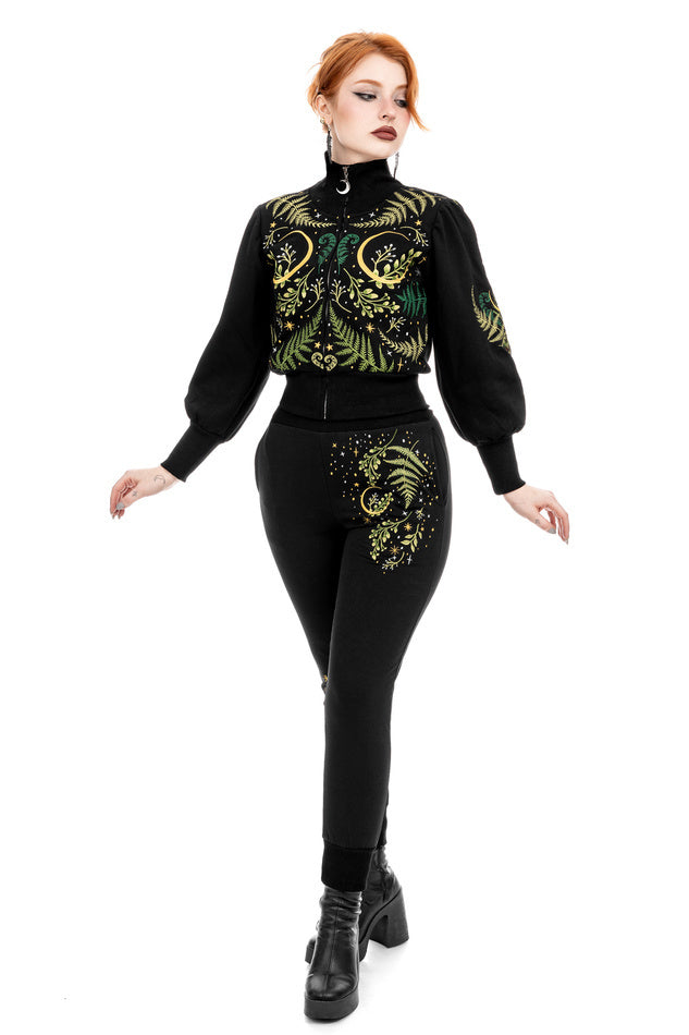 Herbal Cropped Sweatshirt