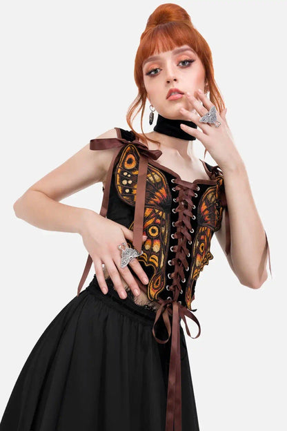 Ignis Moth Corset Top