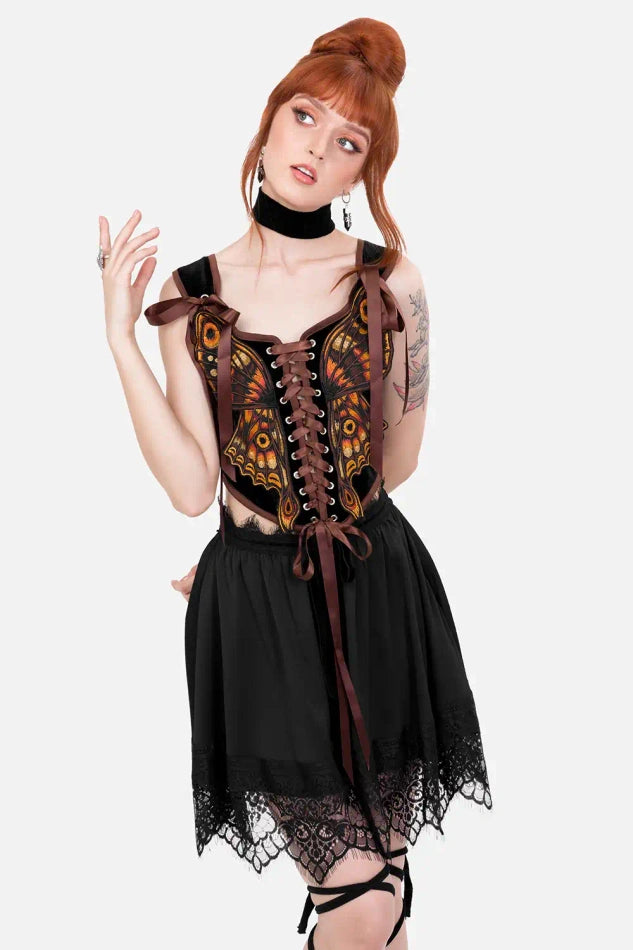 Ignis Moth Corset Top