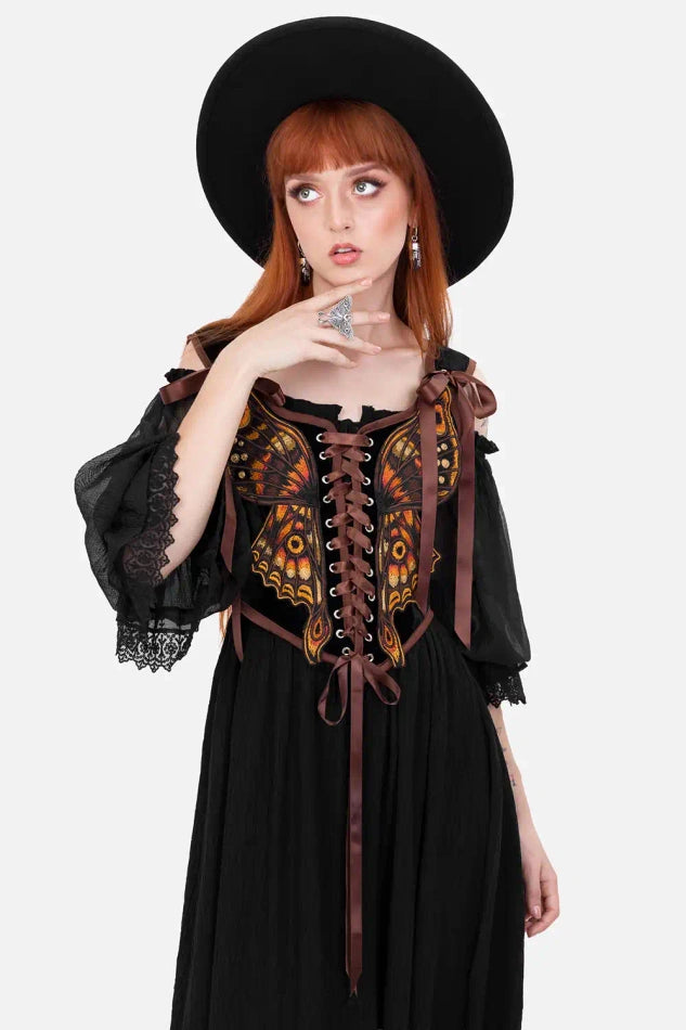 Ignis Moth Corset Top
