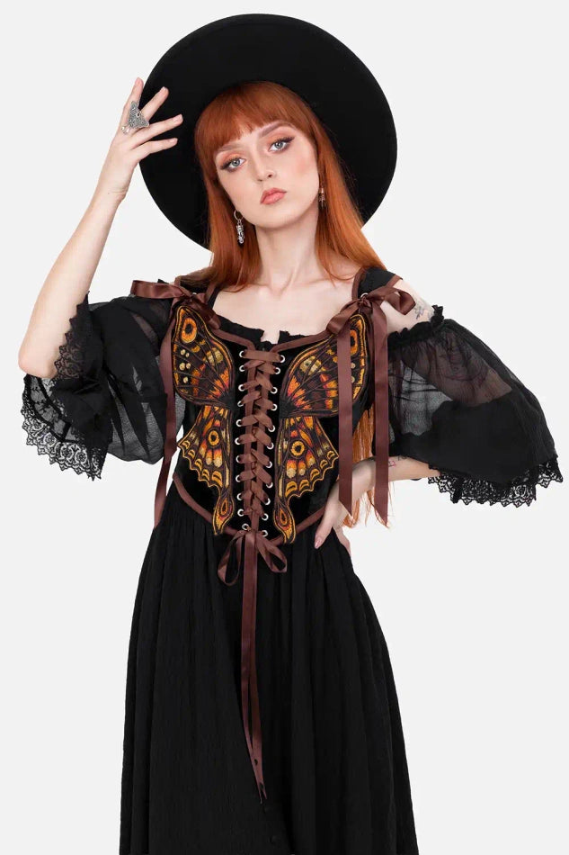 Ignis Moth Corset Top