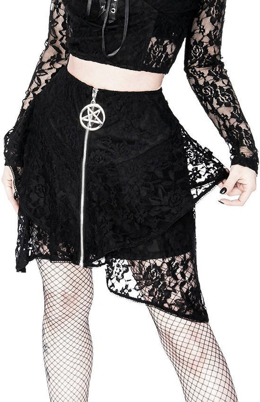 Layered Lace Pentagram Rok