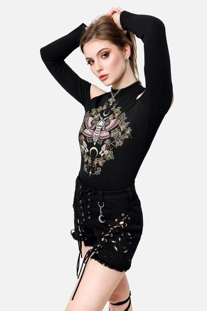 Midnight Flutter Bodysuit